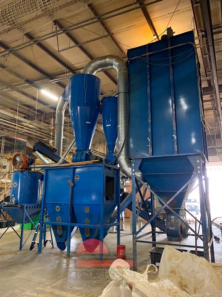 Usine complète de production de granules de bois/chanvre 23 Tonnes/Hre.