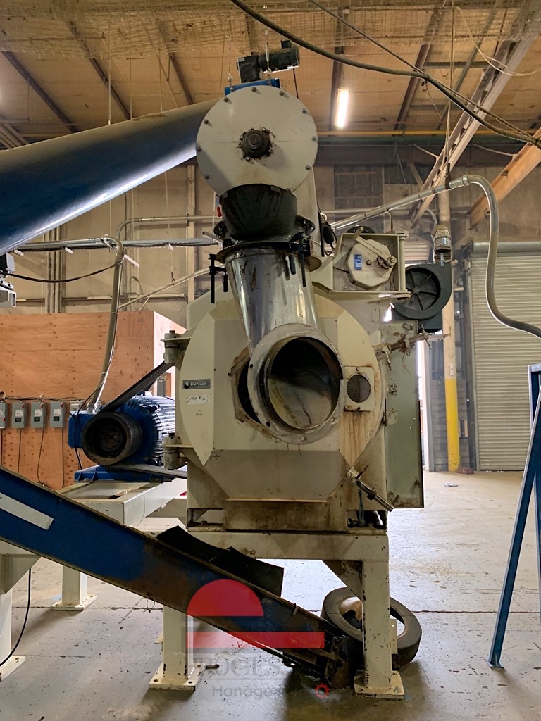 Usine complète de production de granules de bois/chanvre 23 Tonnes/Hre.