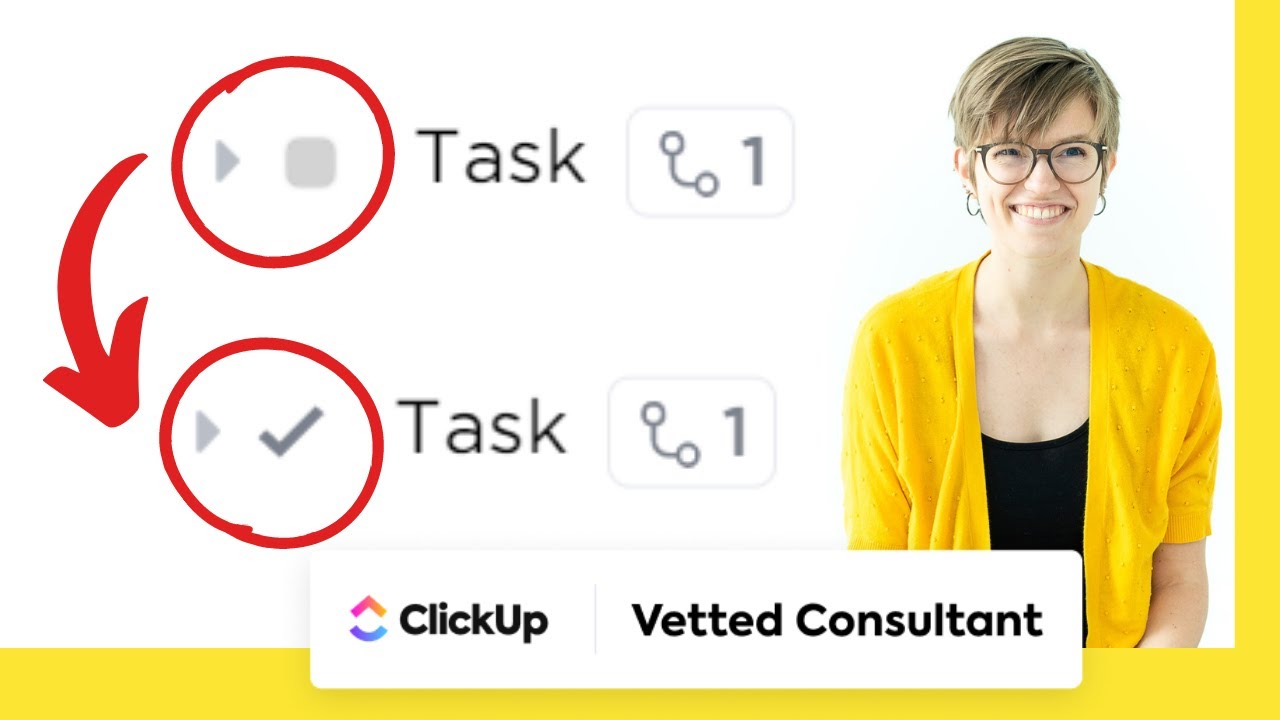 ClickUp Statuses in Box vs. Checkmark ProcessDriven