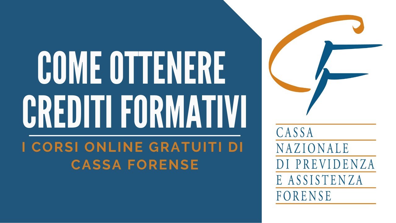 Cassa Forense - Come Ottenere Crediti Formativi Con I Videocorsi Online Gratuiti - Processo Telematico 720_x_1280_jpg