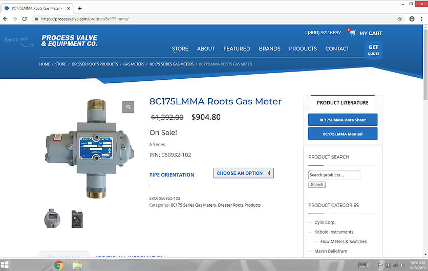 Process Valve & Equipment Co. Industrial Controls Distributor 1951