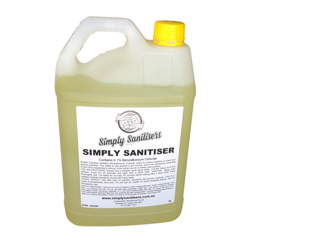 Hard Surface Sanitiser. 5L Proclean NQ