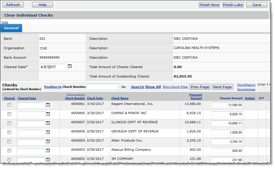 Making Payments and Processing Checks