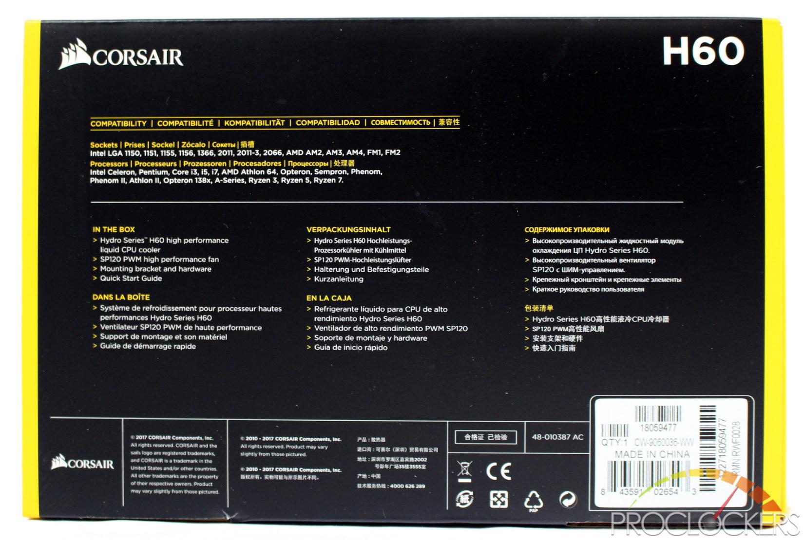 Corsair Hydro Series H60 120mm Liquid Cooler Review (Updated 2024