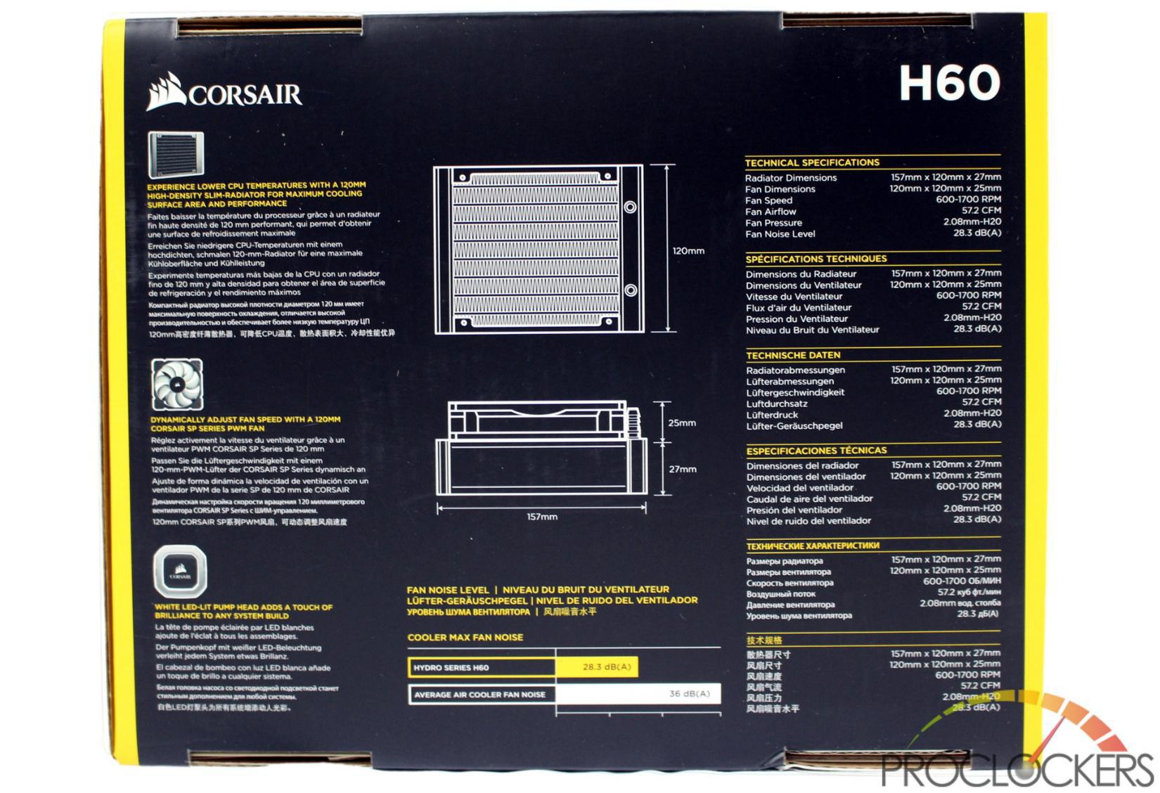 Corsair Hydro Series H60 120mm Liquid Cooler Review (Updated 2024