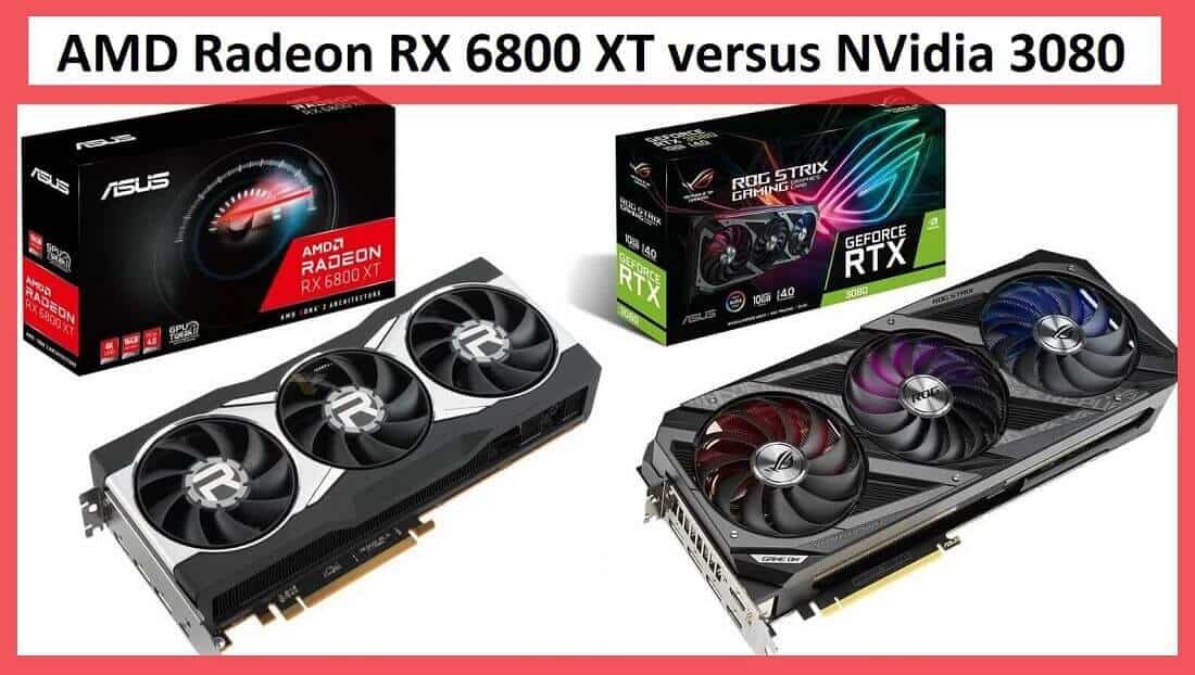 AMD Radeon RX 6800 XT vs NVidia RTX 3080 PROCLOCKERS
