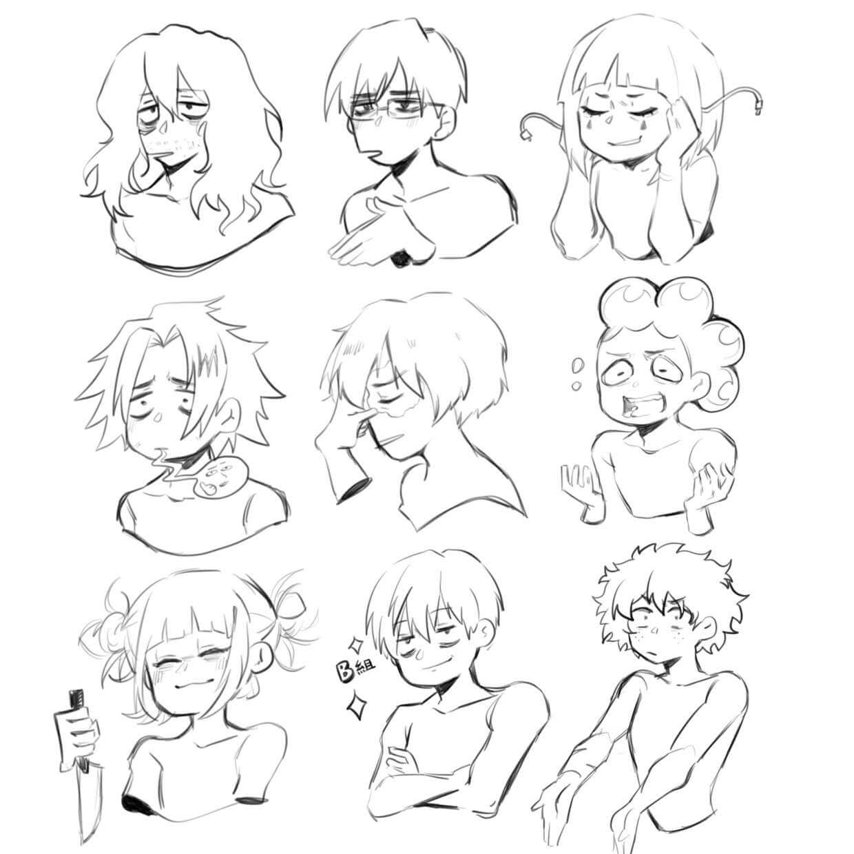 With this brush you will definitely get cute sketches, it remains only