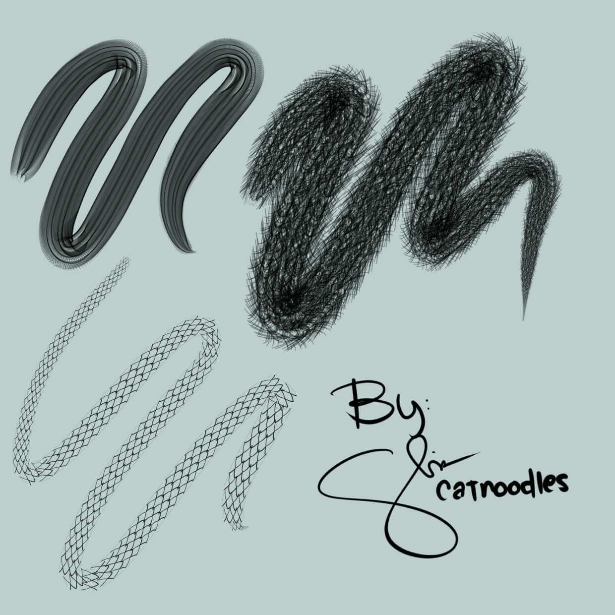 Snake scales and bones