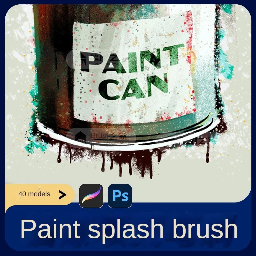 Free download 57 thick oil painting art brushes procreate brushes