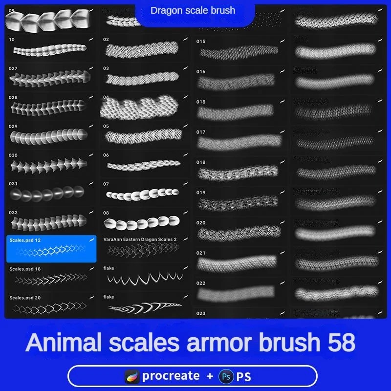 Free download 24 skin light effect Procreate brushes Procreate brushes