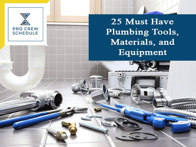Nsf international tests and certifies these products to the following standards: 25 Must Have Plumbing Tools Materials And Equipment Pro Crew Schedule