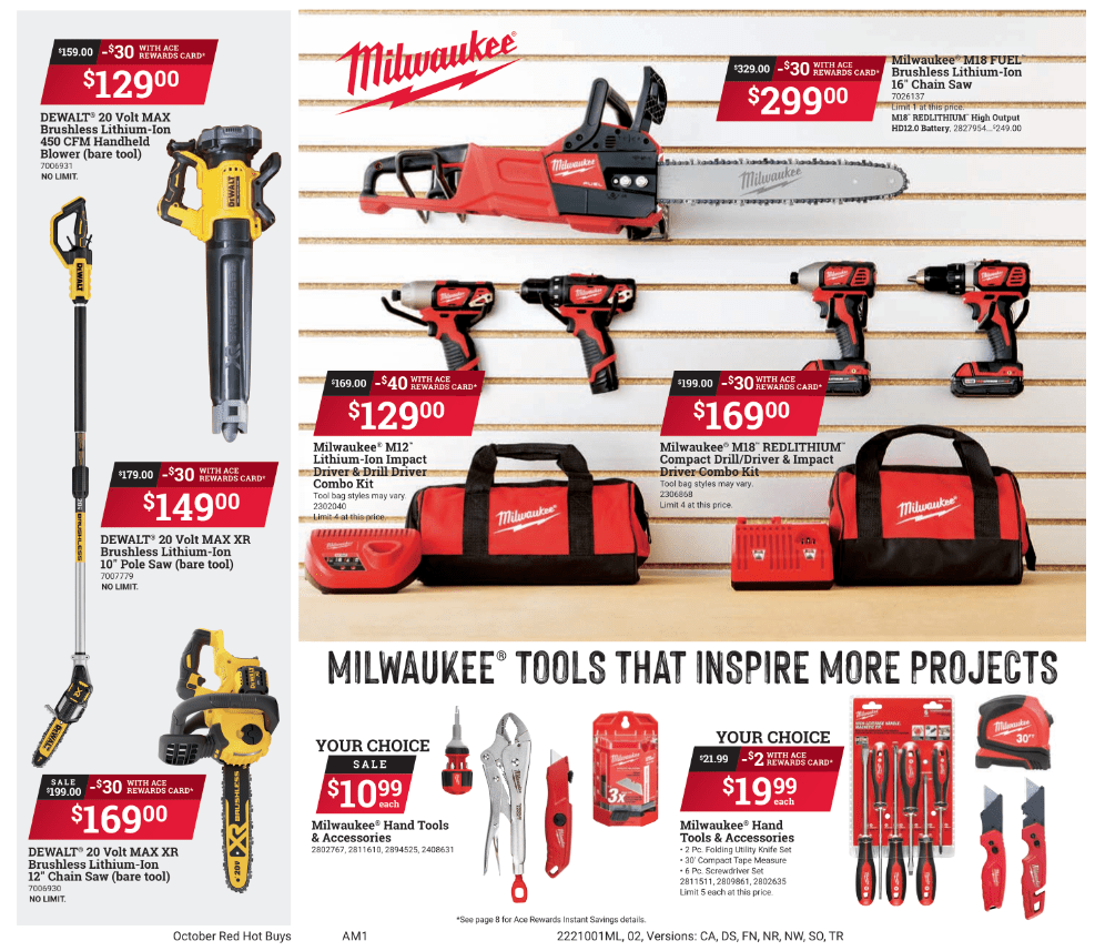 Specials Proctor Ace Hardware