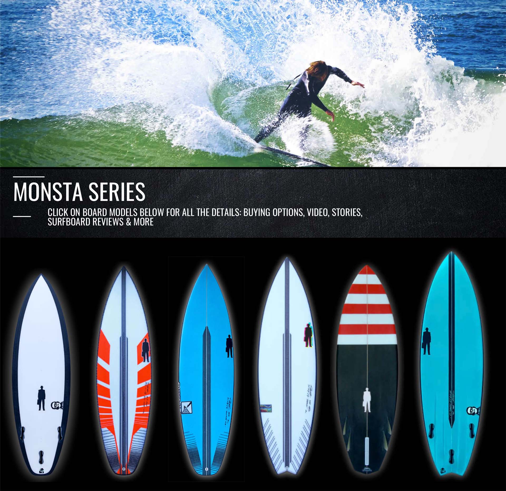 MONSTA SERIES Proctor Surfboards Worldwide Custom