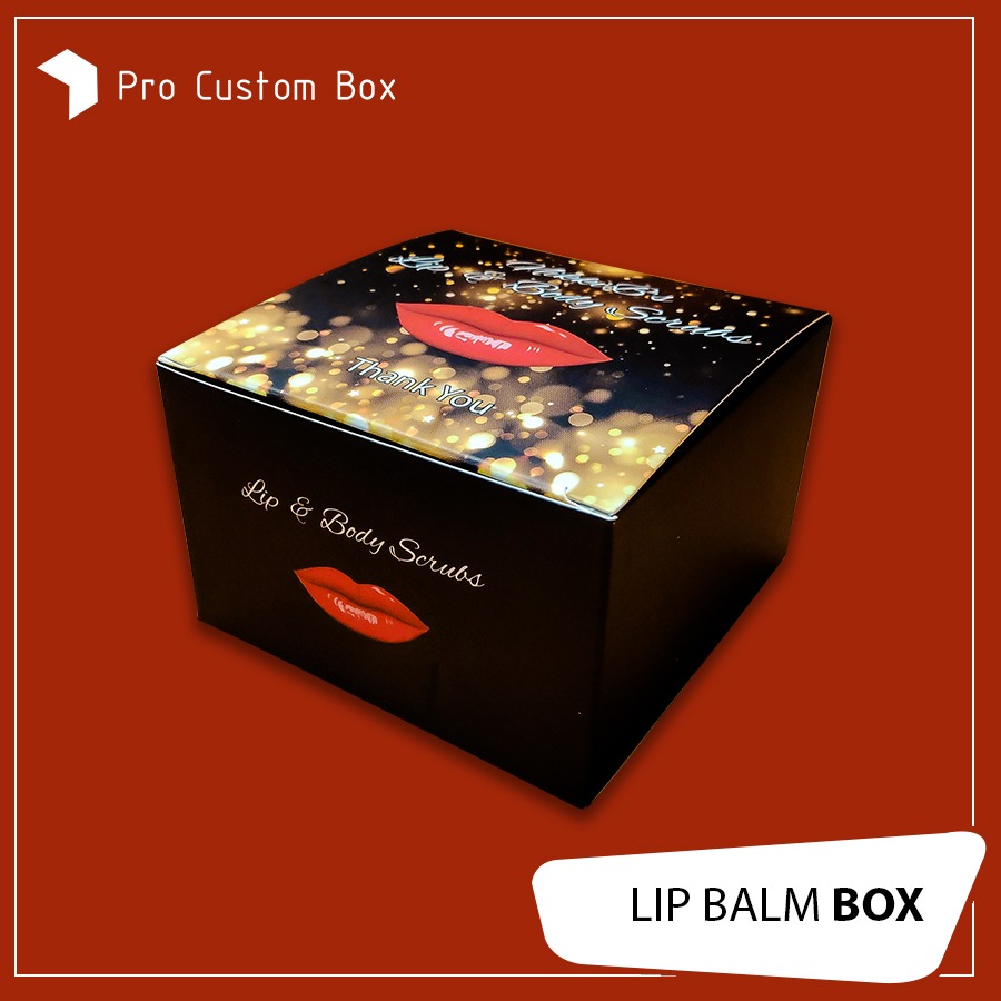 Custom Lip Scrub Boxes Bulk Lip Balm Packaging Boxes Wholesale