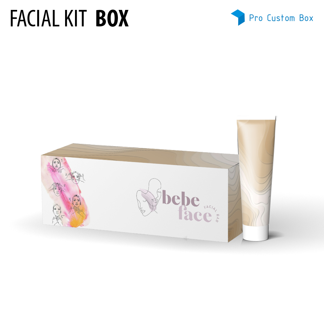 Custom Facial Kit Boxes Facial Beauty Products Packaging Wholesale