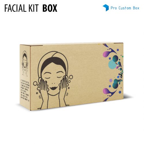 Custom Facial Kit Boxes Facial Beauty Products Packaging Wholesale