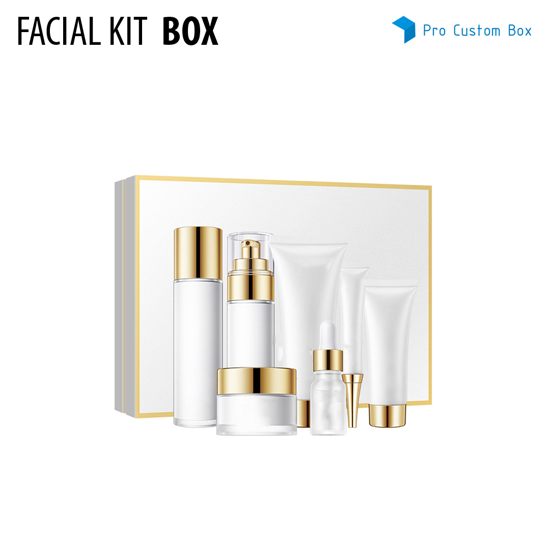 Custom Facial Kit Boxes Facial Beauty Products Packaging Wholesale