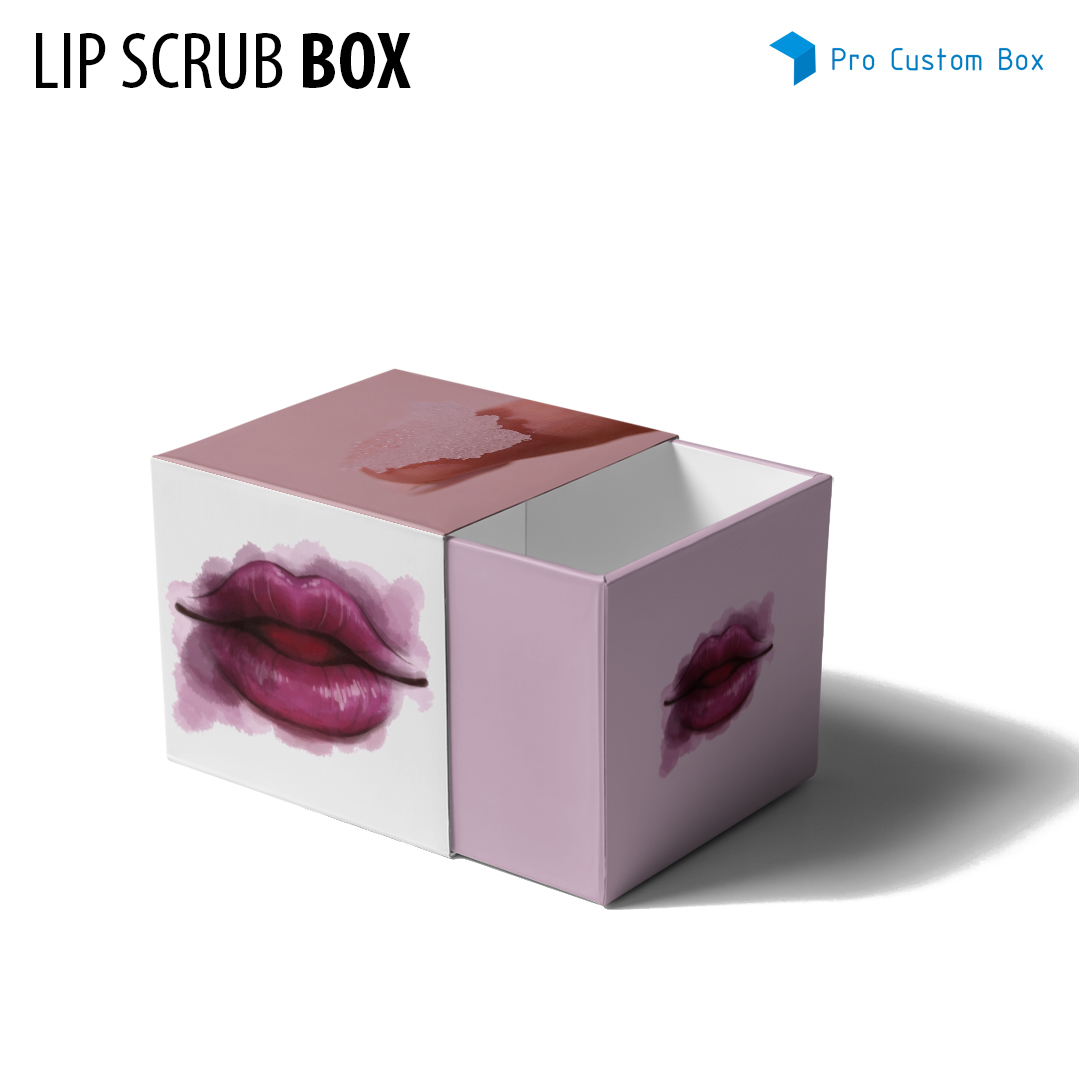 Custom Lip Scrub Boxes Bulk Lip Balm Packaging Boxes Wholesale