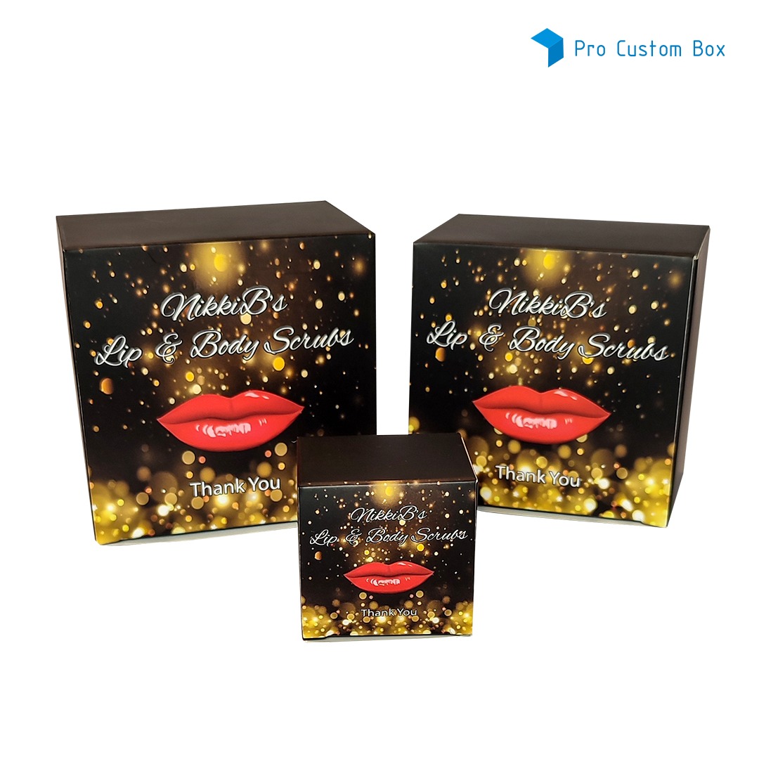 Custom Lip Scrub Boxes Bulk Lip Balm Packaging Boxes Wholesale
