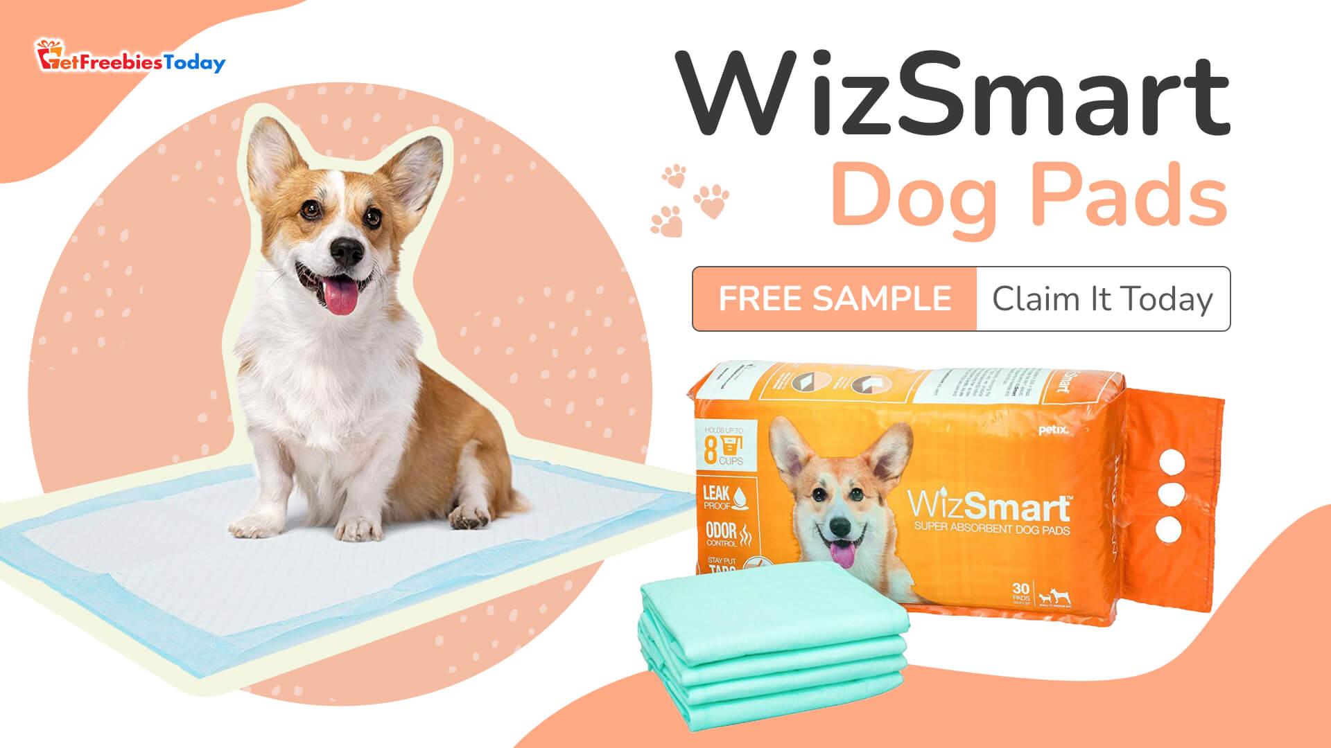 WizSmart Dog Pads Free Sample