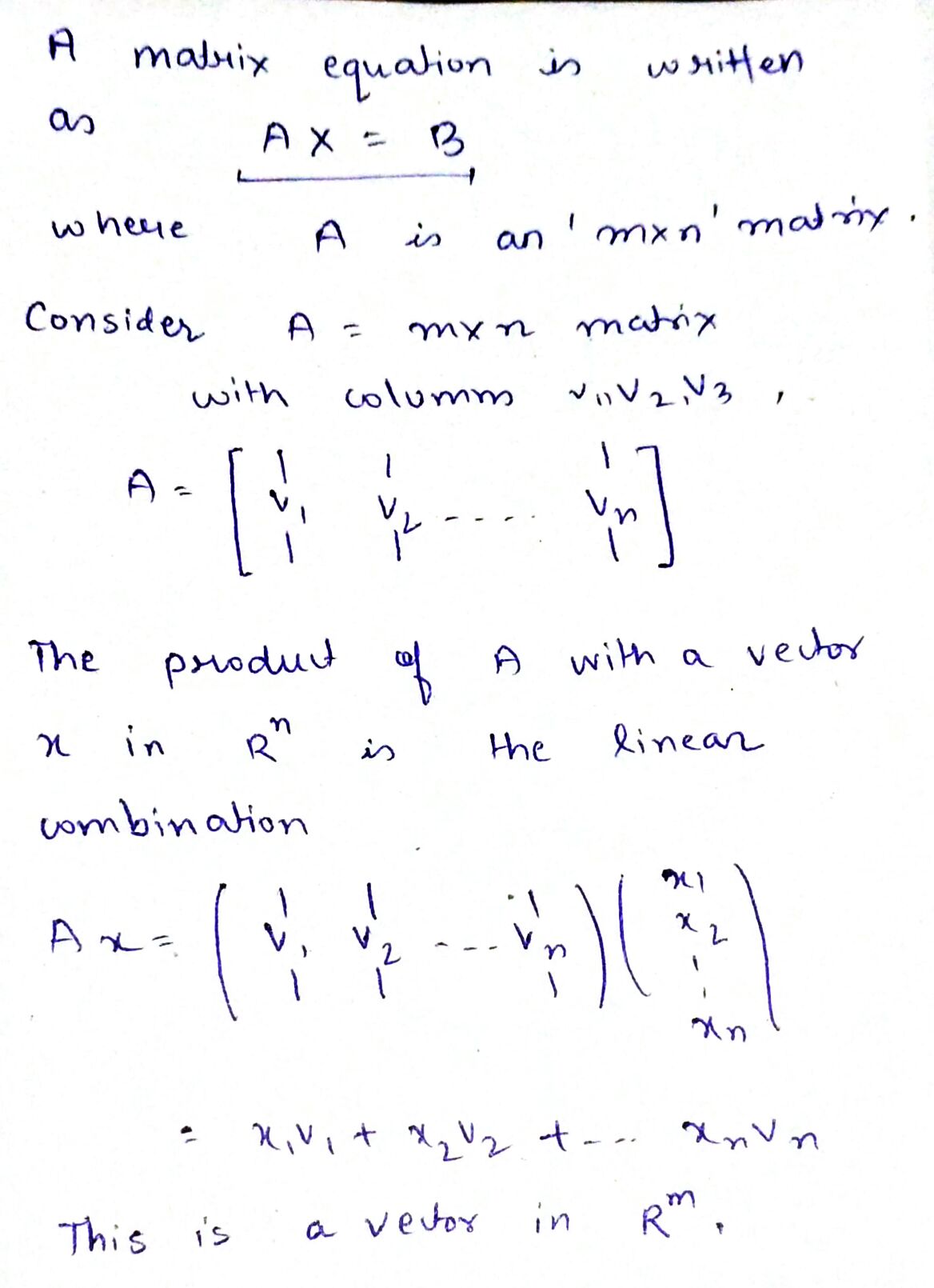 Answered How do you write a matrix equation? bartleby