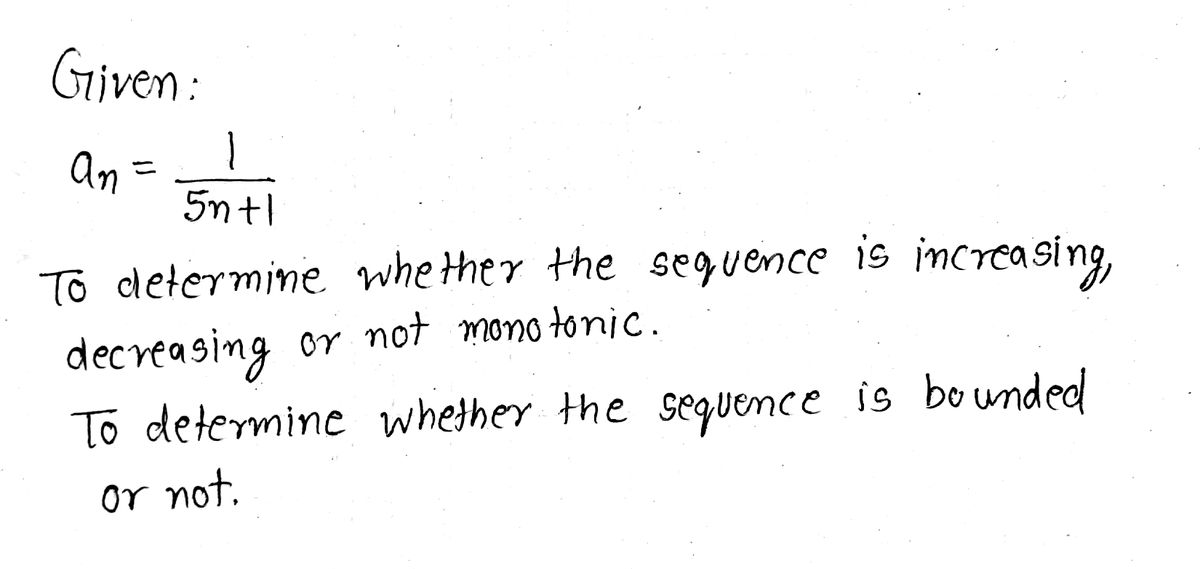 Answered 6. Determine whether the sequence is… bartleby
