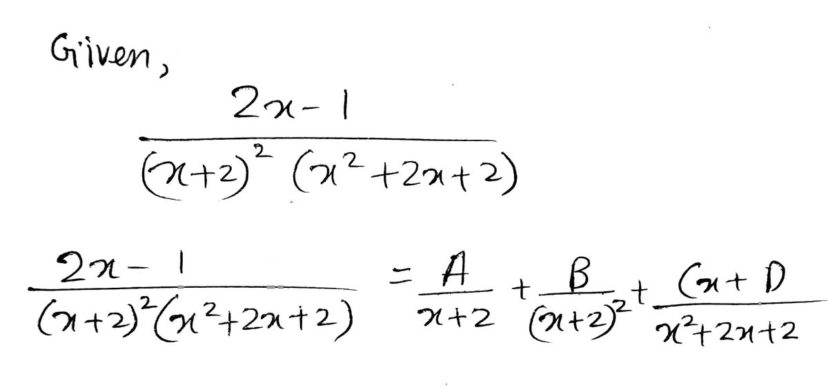 Answered Determine the partial fraction… bartleby
