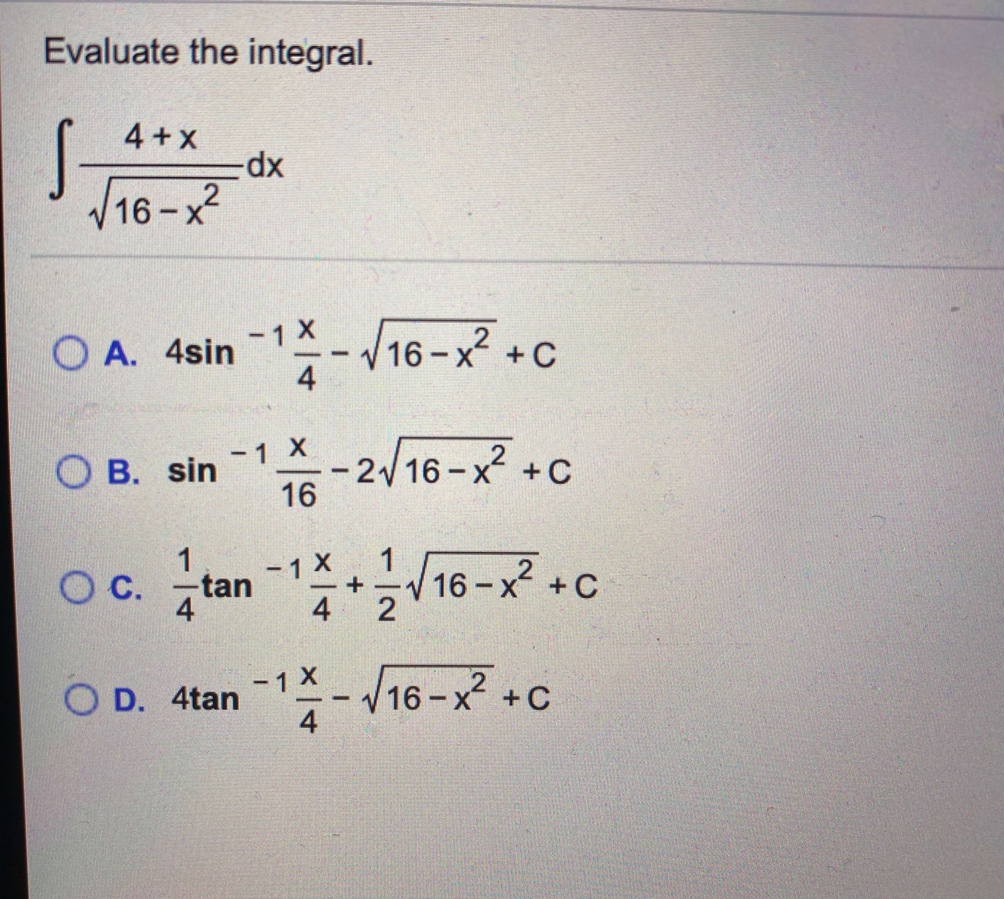 Answered Calculus Question bartleby