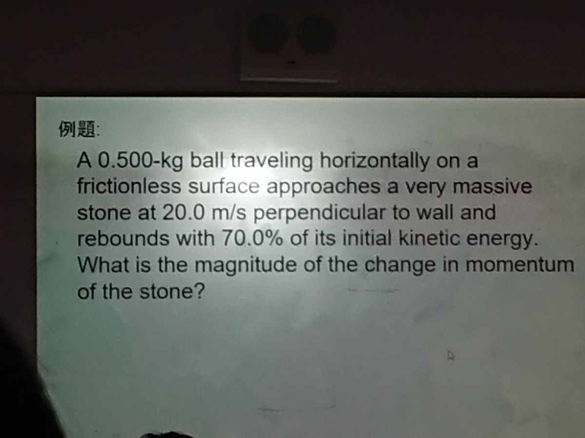 Answered A 0.500kg ball traveling horizontally… bartleby