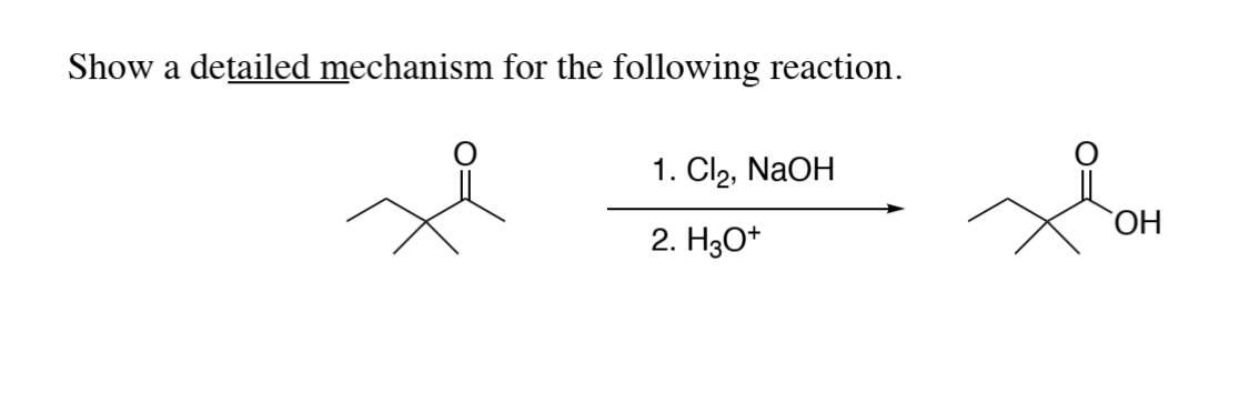 Answered: Show a detailed mechanism for the… | bartleby