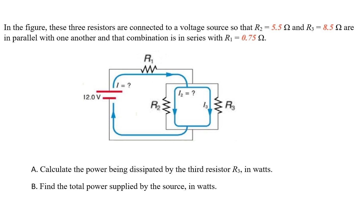 Answered In the figure, these three resistors… bartleby