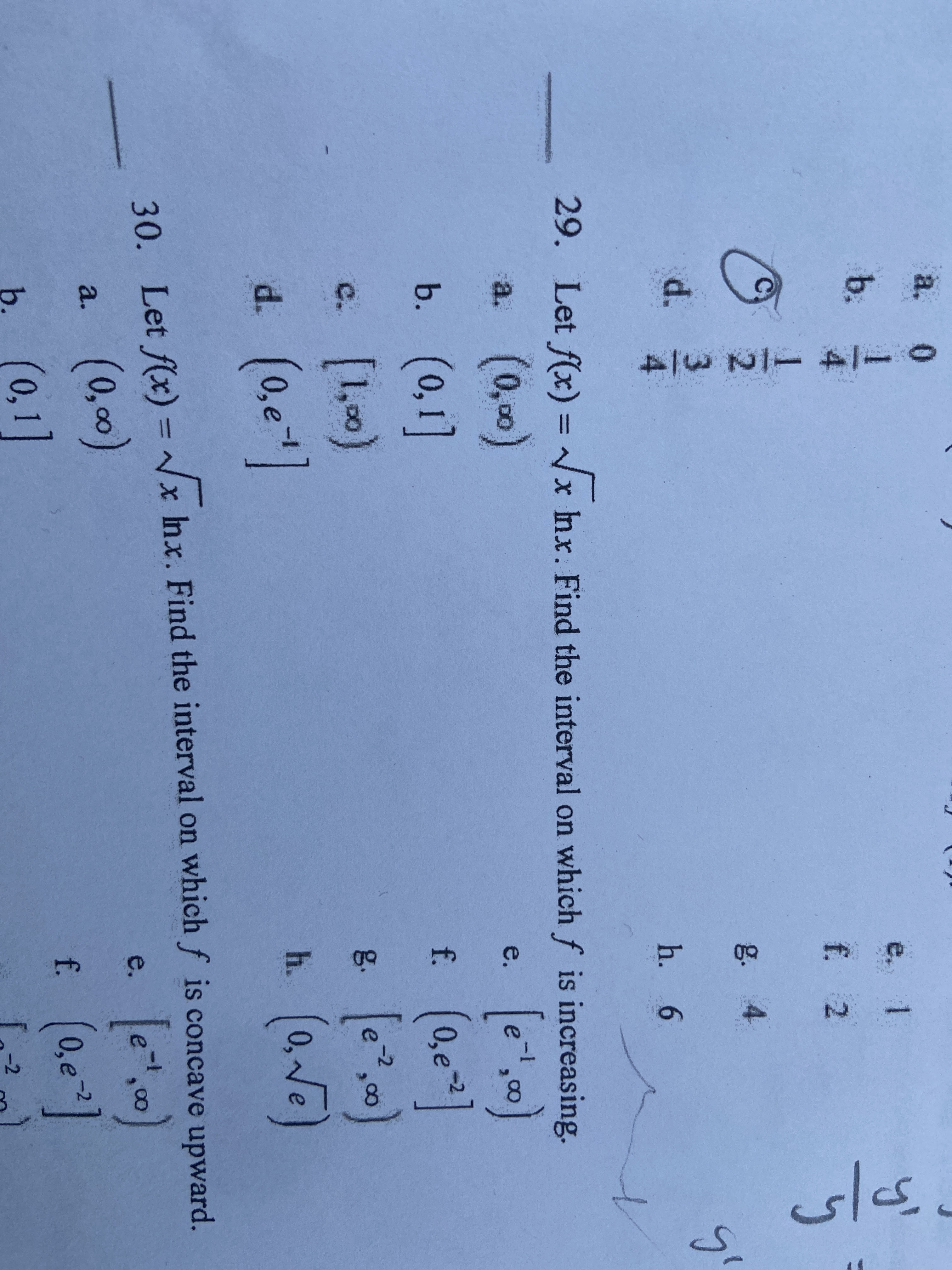 Answered 4 29. Let f(x) = /x hx. Find the… bartleby