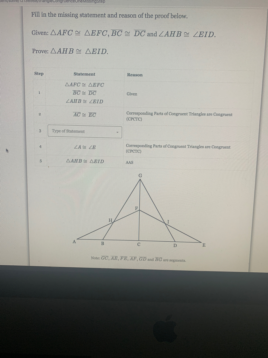 Answered Fill in the missing statement and… bartleby