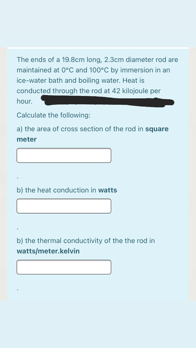 Answered The ends of a 19.8cm long, 2.3cm… bartleby