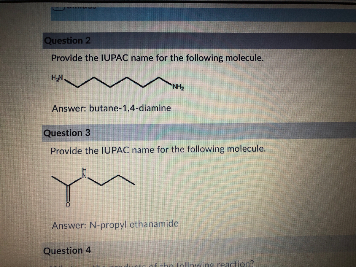 Answered Provide the IUPAC name for the… bartleby