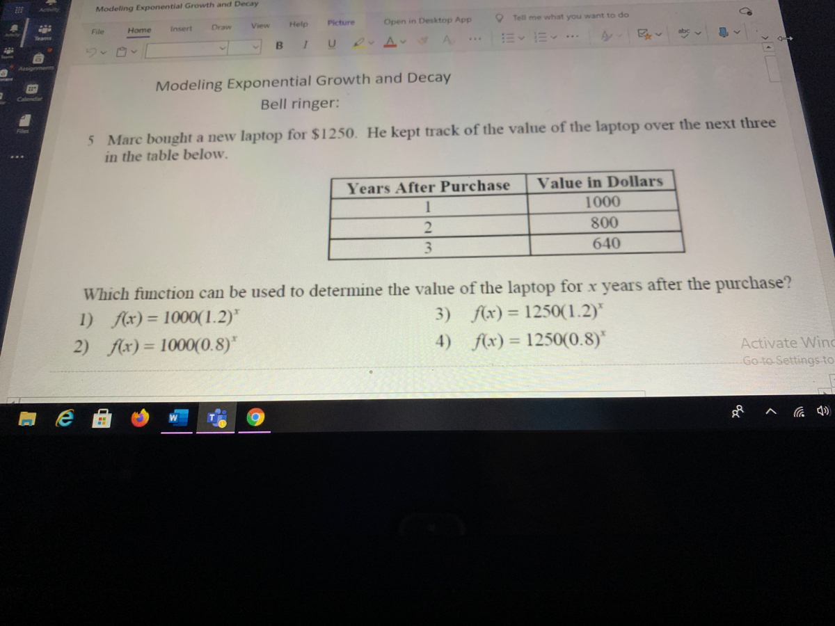 Answered 5 Marc bought a new laptop for 1250.… bartleby