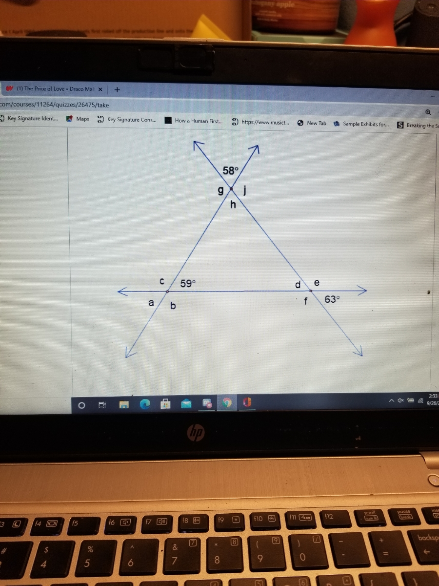 Answered: Find the missing angle measures in the… | bartleby