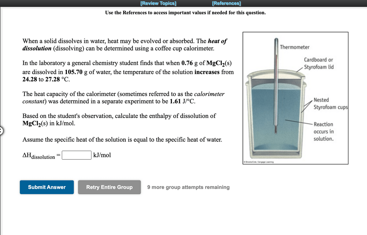 Answered When a solid dissolves in water, heat… bartleby