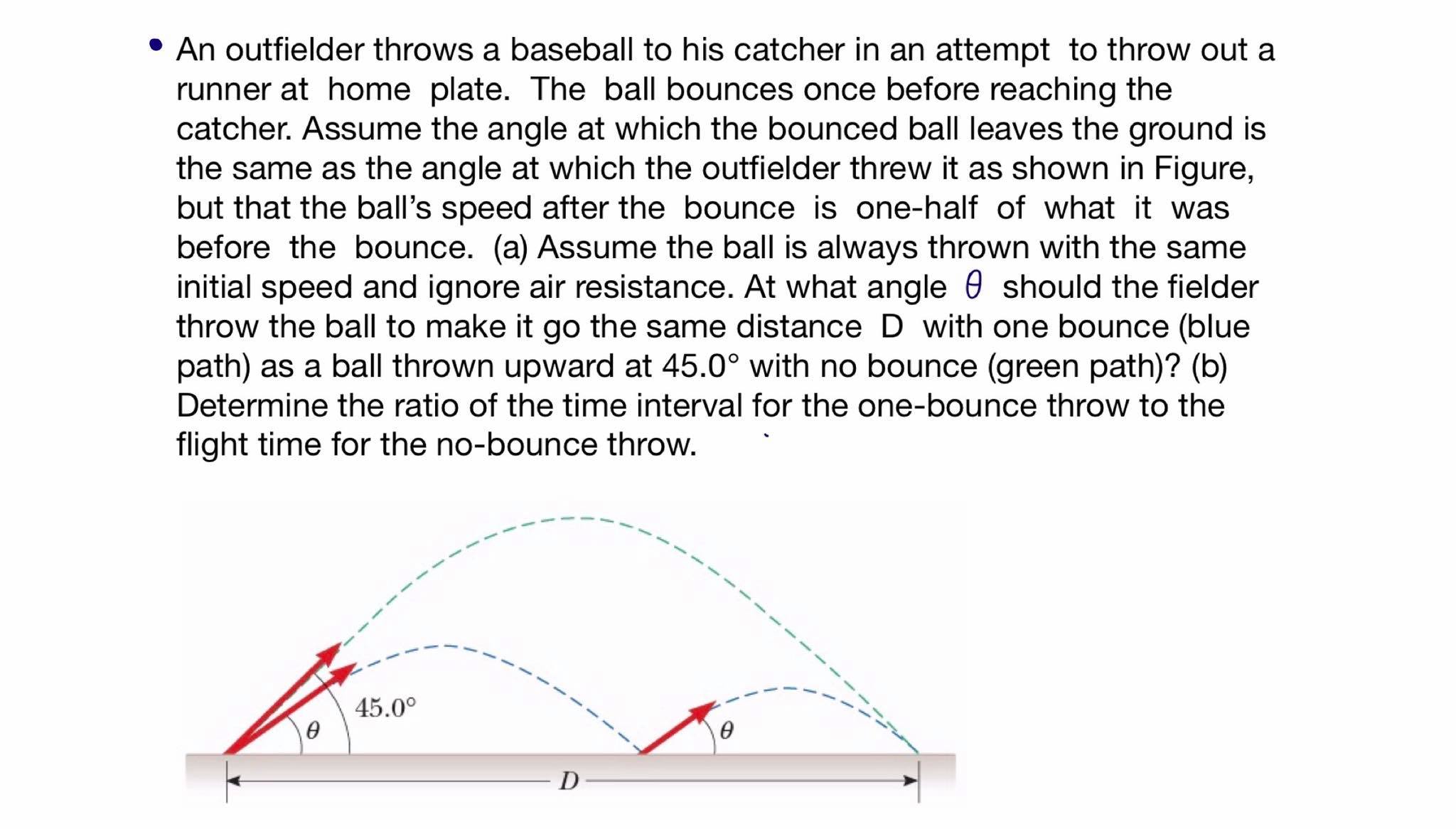 Answered An outfielder throws a baseball to his… bartleby