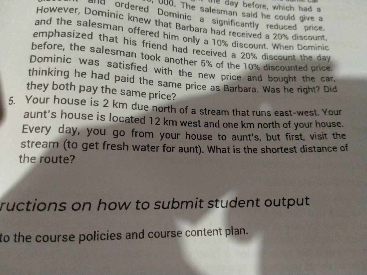 Answered: Same price? 5. Your house is 2 km due… | bartleby