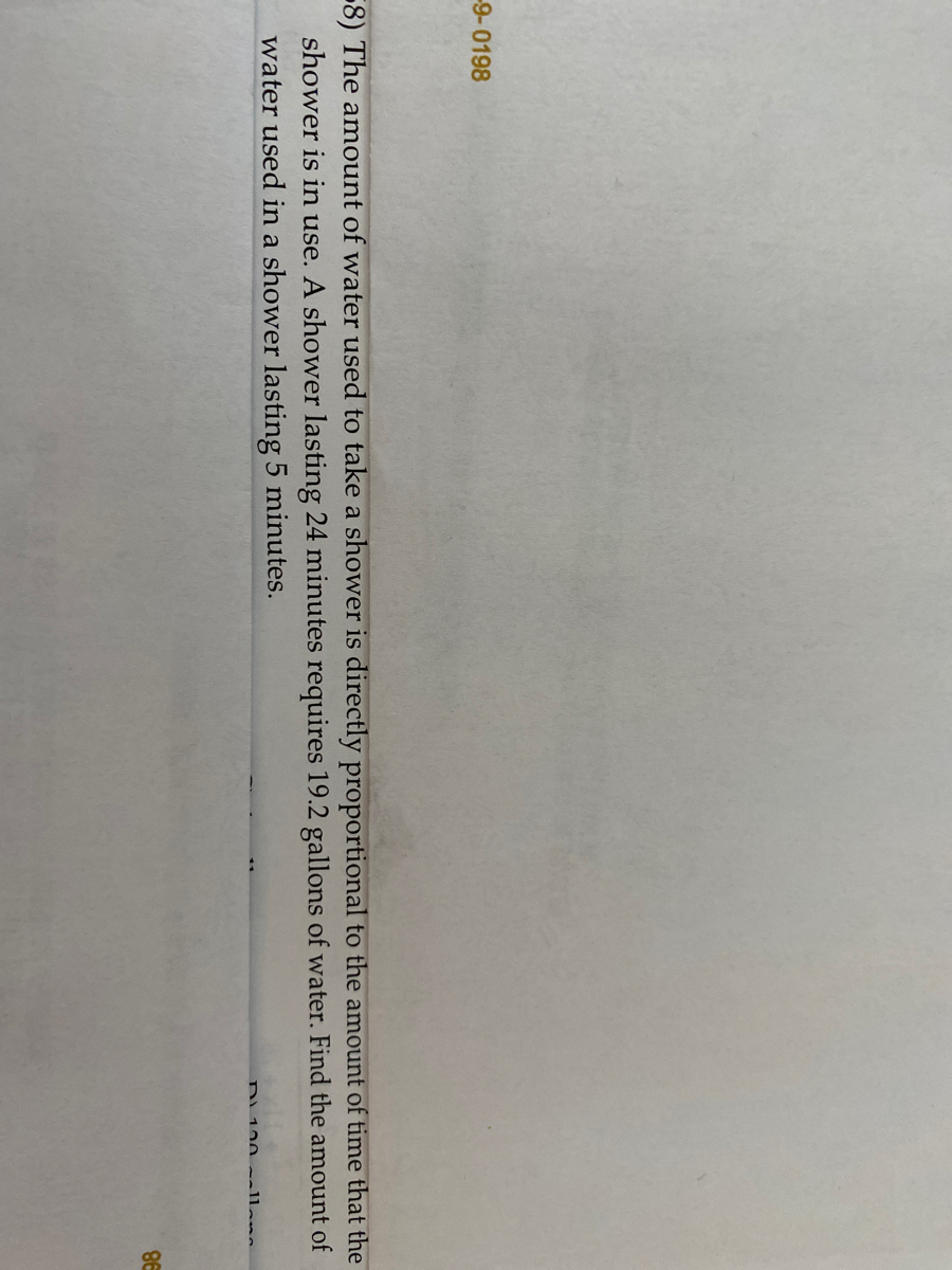 Answered The amount of water used to take a… bartleby