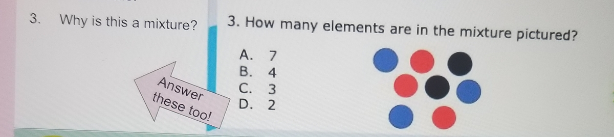 Answered 3. How many elements are in the mixture… bartleby