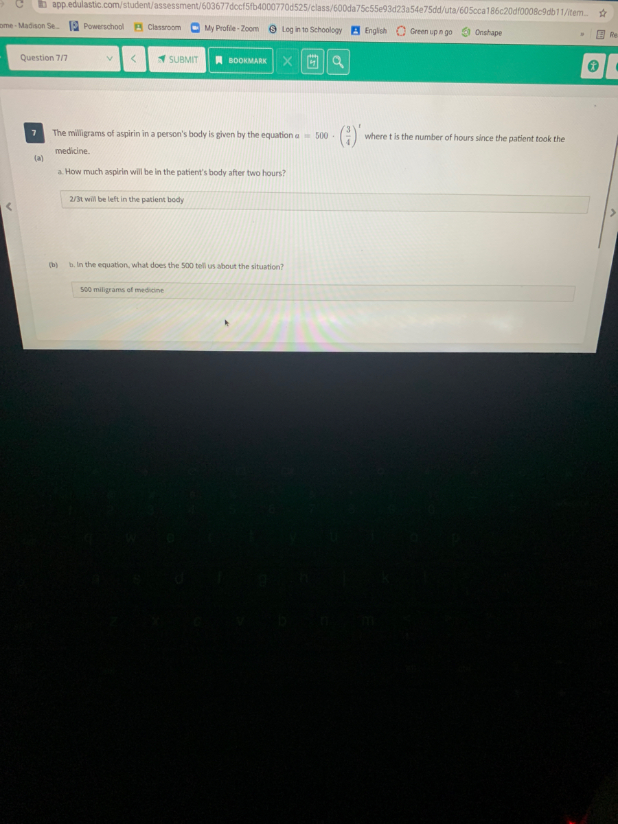 Answered The milligrams of aspirin in a person's… bartleby