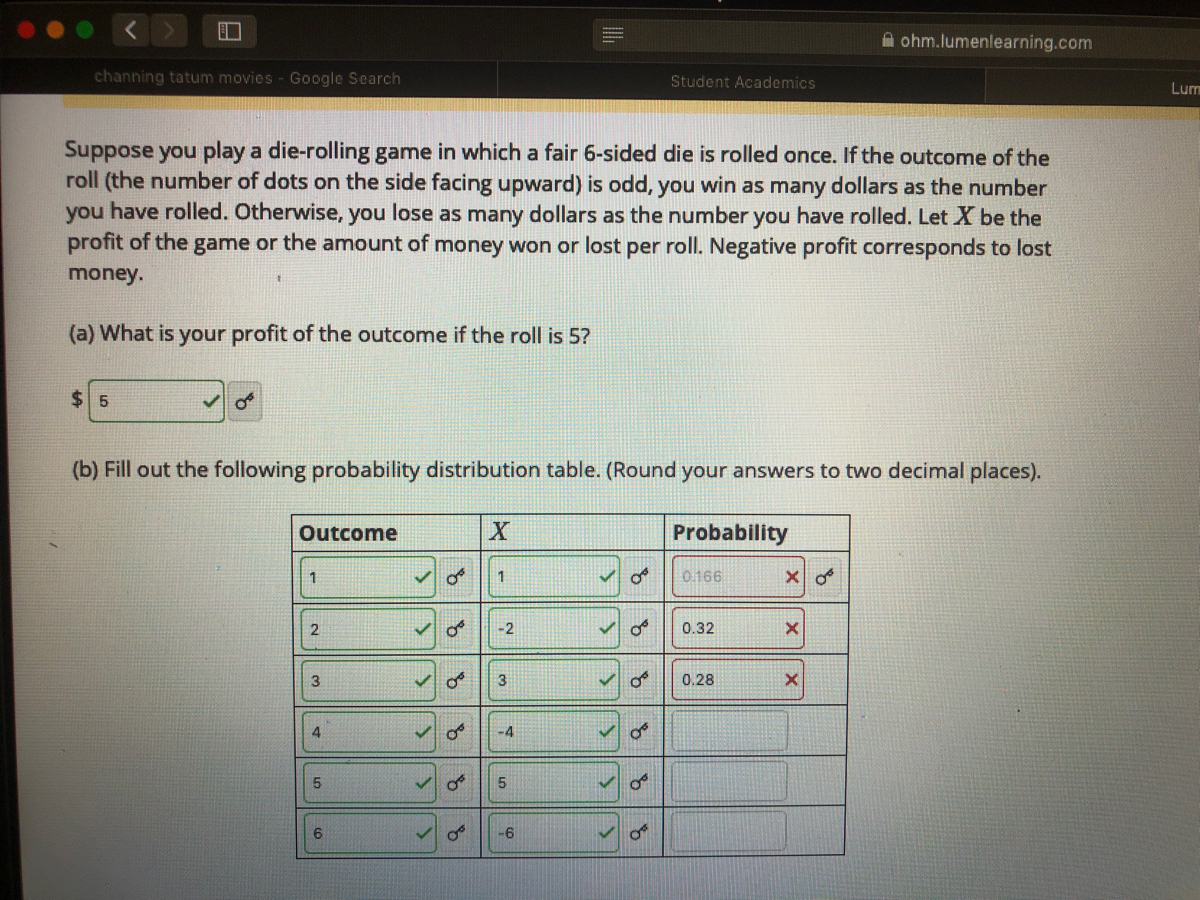 Answered Suppose you play a dierolling game in… bartleby