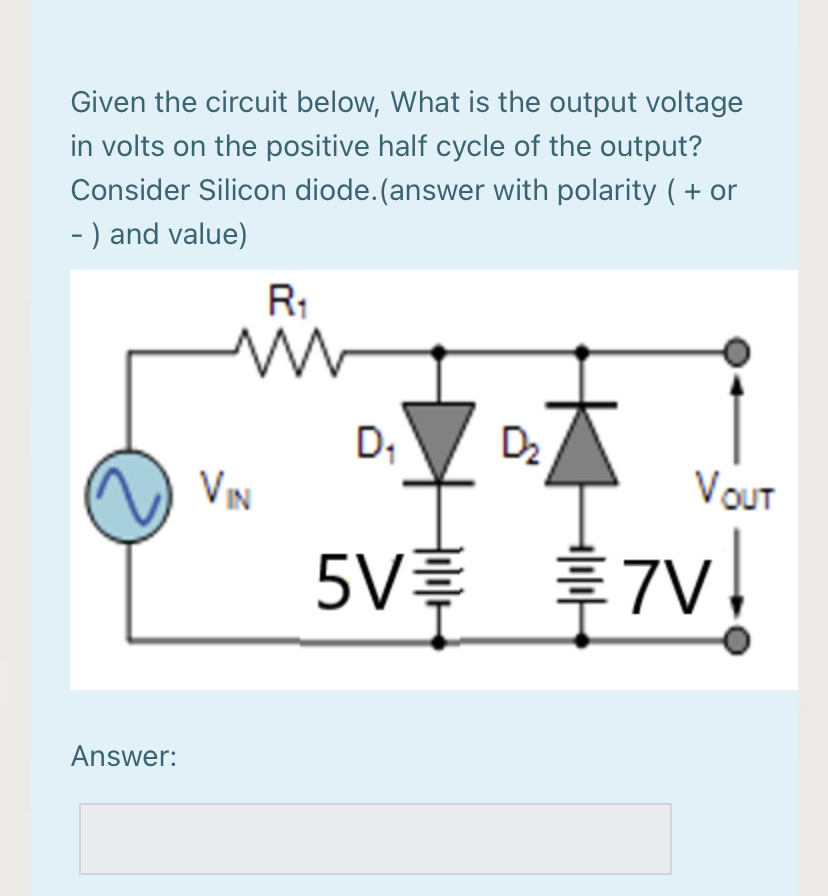 Answered Given the circuit below, What is the… bartleby