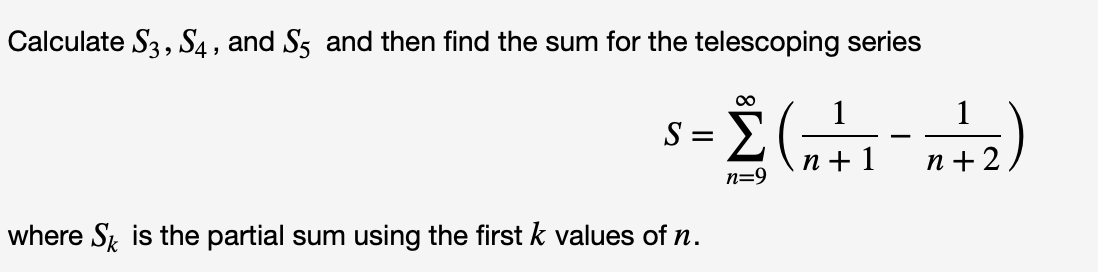 Answered: Calculate S3, S4 , and S5 and then find… | bartleby