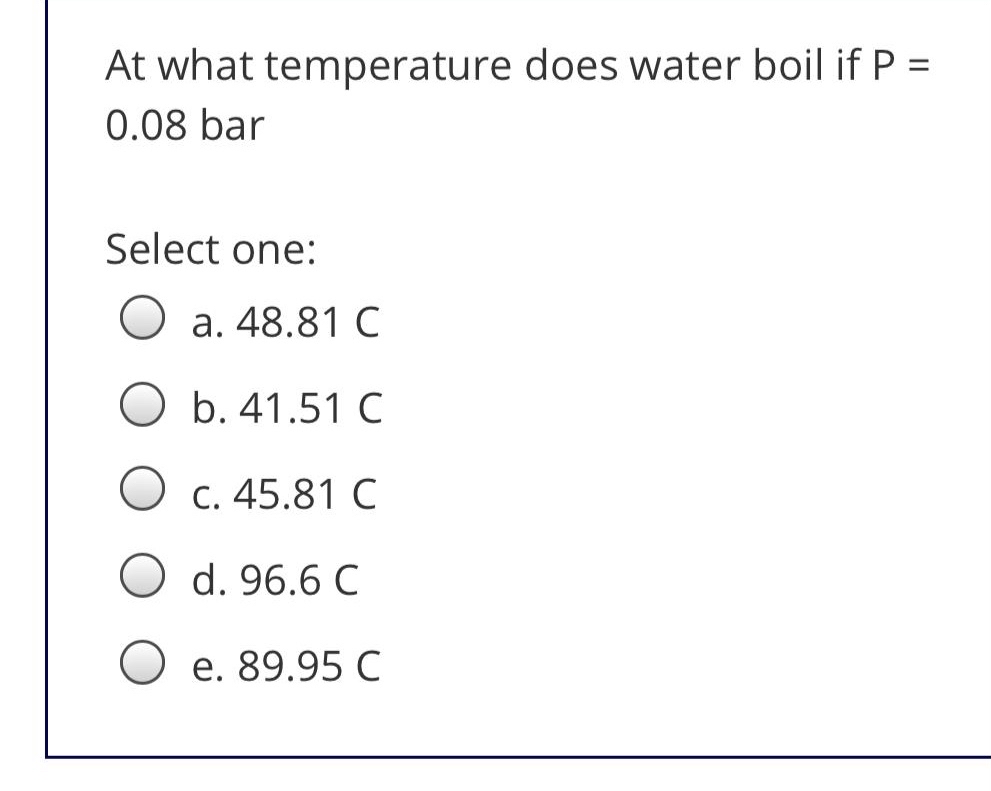 Answered At what temperature does water boil if… bartleby