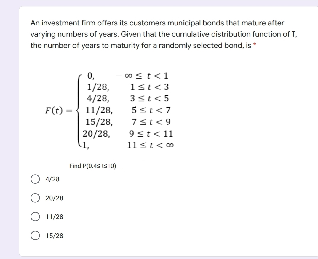 Answered An investment firm offers its customers… bartleby