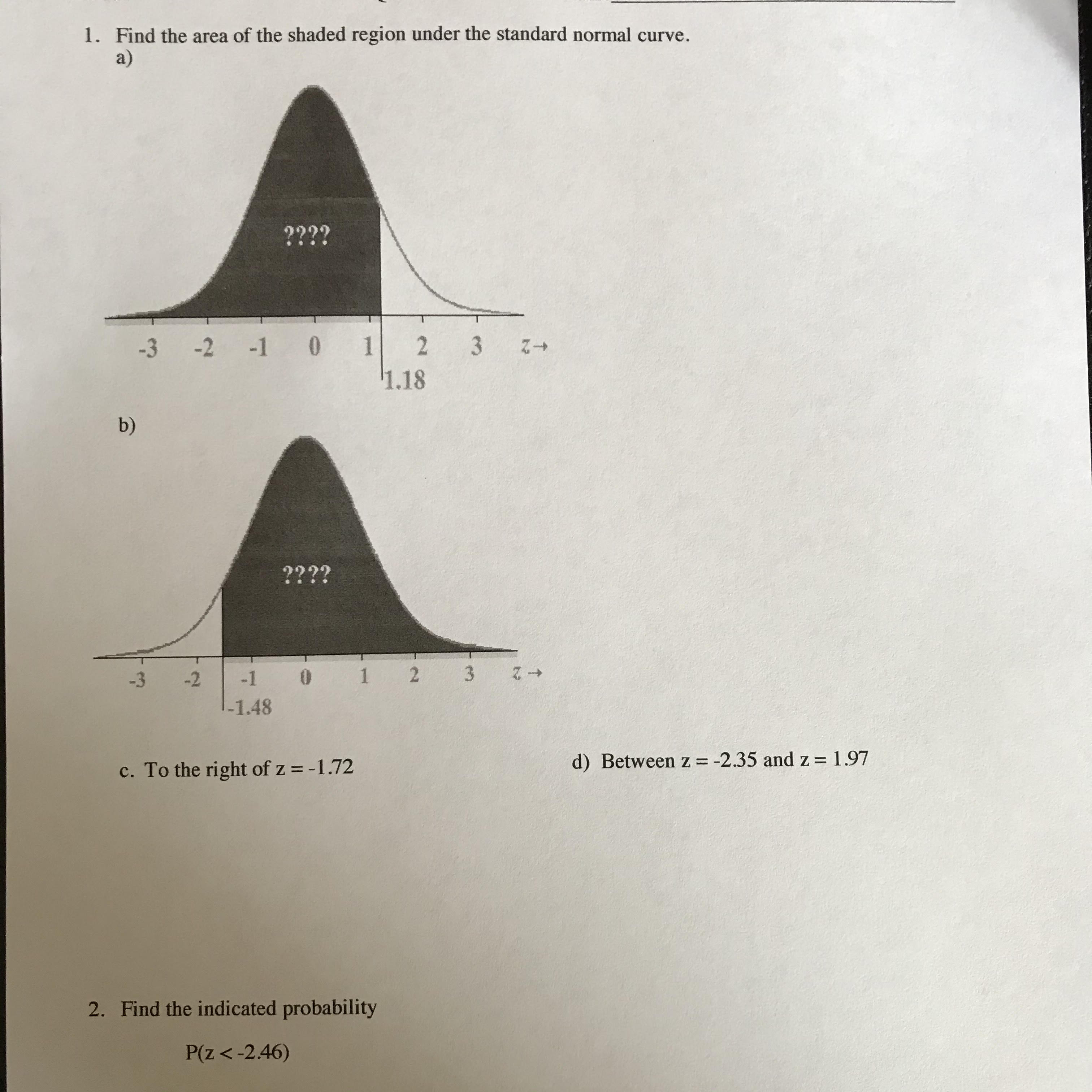 Answered Find the area of the shaded region… bartleby