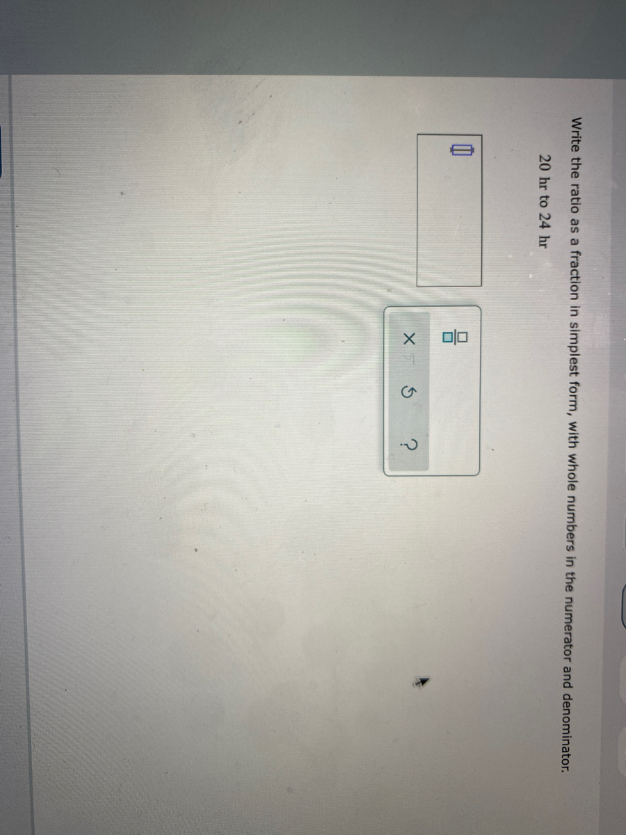 Answered Write the ratio as a fraction in… bartleby